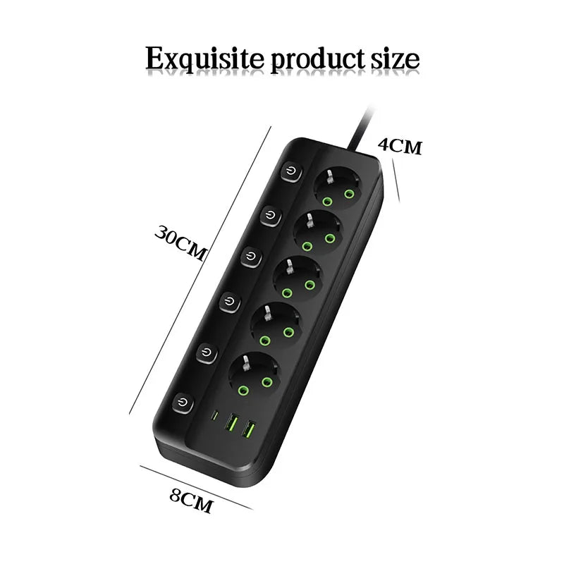 Ổ Cắm Thông Minh Đa Năng USB-C & Điều Khiển Độc Lập - Daisan Mart
