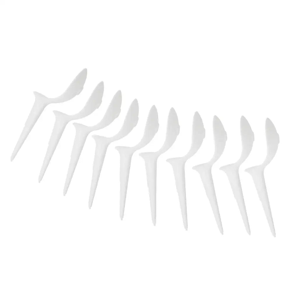 85mm Anti-Slice White Golf Tee - Pack of 10