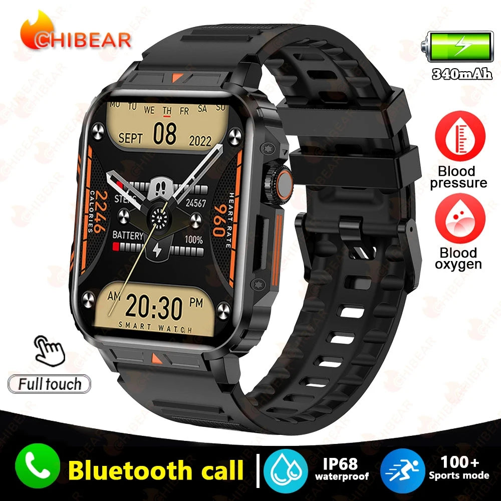 SmartWatch Nam 1.95 - Chống Nước, Gọi Bluetooth