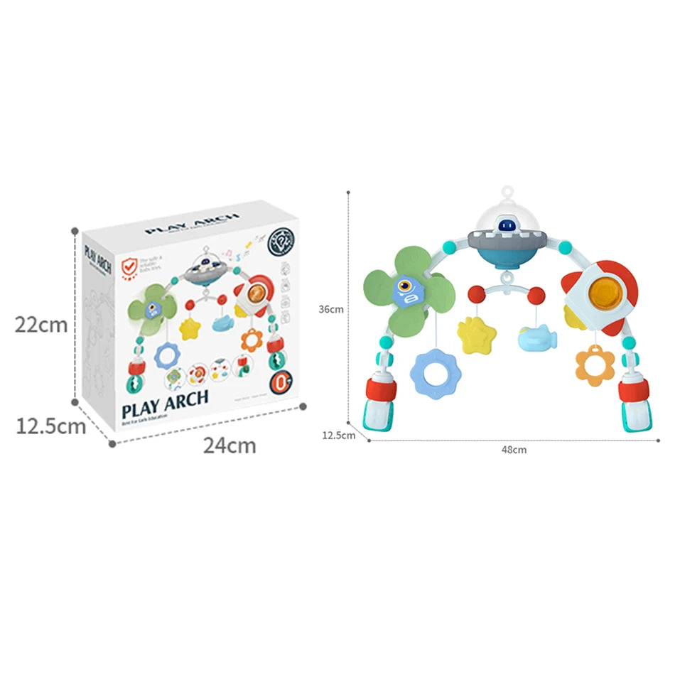 Baby Stroller Hanging Toy Ring Sensory Development