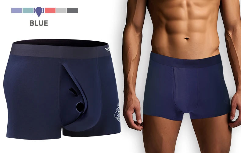Men's Breathable Pouch Underwear Supports Phimosis Treatment