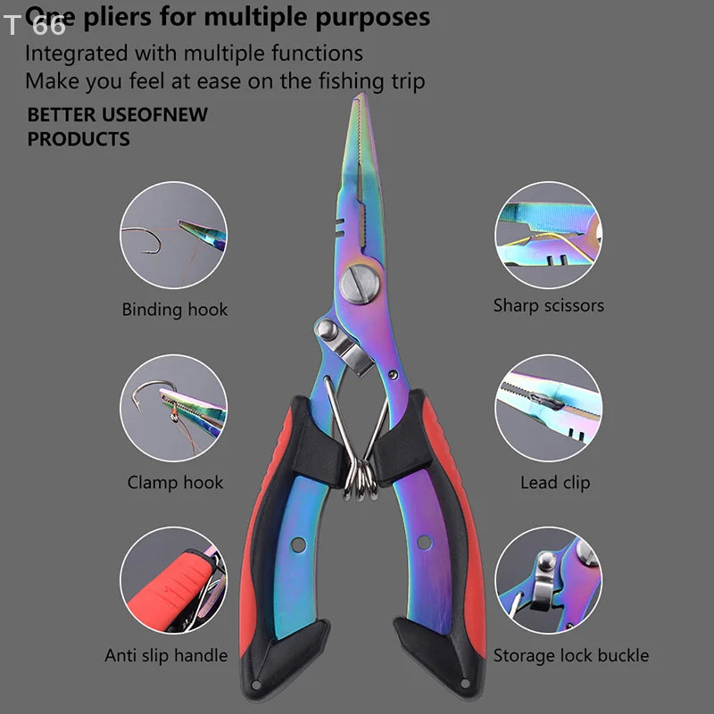 Kìm Cắt Câu Cá Đa Năng Chống Trượt Thép Không Gỉ