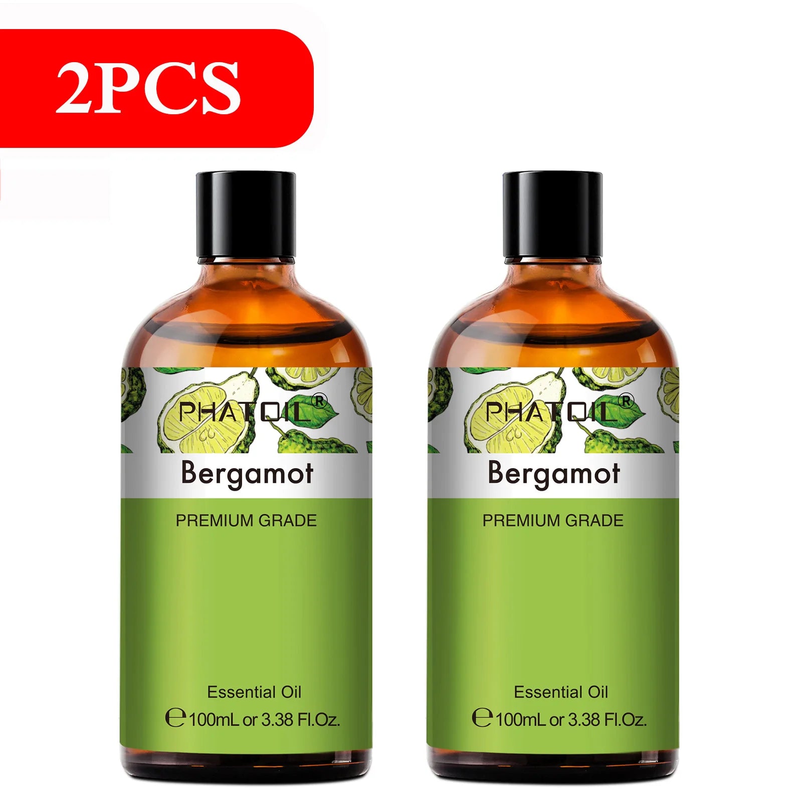 PHATOIL 100ML Eucalyptus Rose Essential Oils Lavender Indian Sandalwood Bergamot Cinnamon Lemongrass Essential Oils For Skin - Daisan Mart