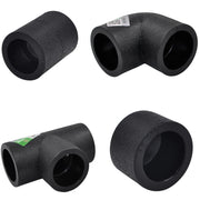 PE Water Pipe Fittings Reducer Direct Elbow Tee Water Supply Pipe 6 Points Internal and External Wire Joint Fittings 4 Points 20 - Daisan Mart