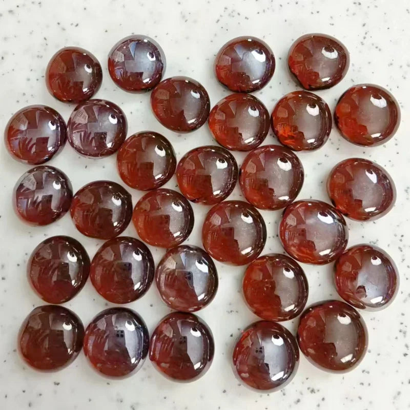 DIY Multicolored Round Glass Mosaic Beads 100g