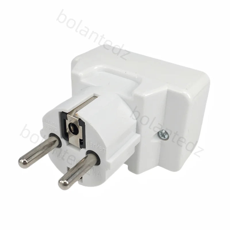 White Portable Universal Wall Aocket EU US UK Extension Socket 250V 6A 10A 125V Power Converter Plug Adapter with on off Switch