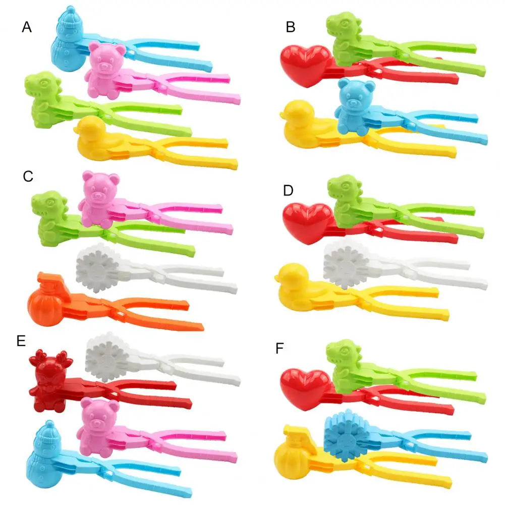 Sand and Snow Ball Shaping Clip Set for Creative Kids