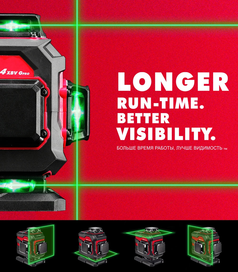 360° Máy Cân Mực Laser Xanh YEVOLT 12/16 Tia - Daisan Mart