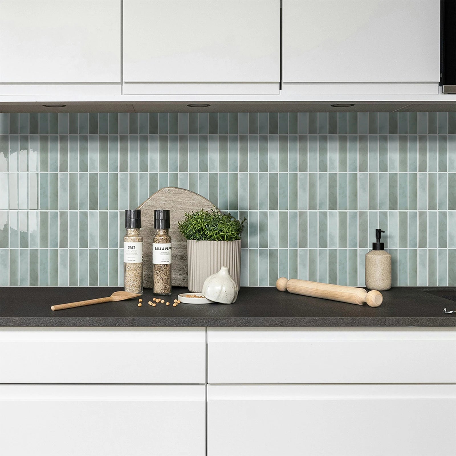 Decal Gạch Dán Tường Chống Thấm & Dầu Cho Nhà Bếp