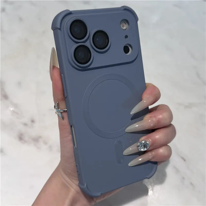 Ốp Lưng Silicone Cao Cấp Magsafe Cho iPhone 17-12