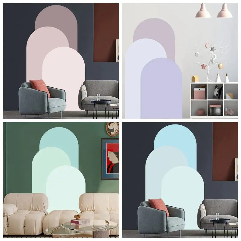 Creative Arch Wall Sticker Self-adhesive for Bedroom Living Room Porch Home Decoration Waterproof Wallpaper