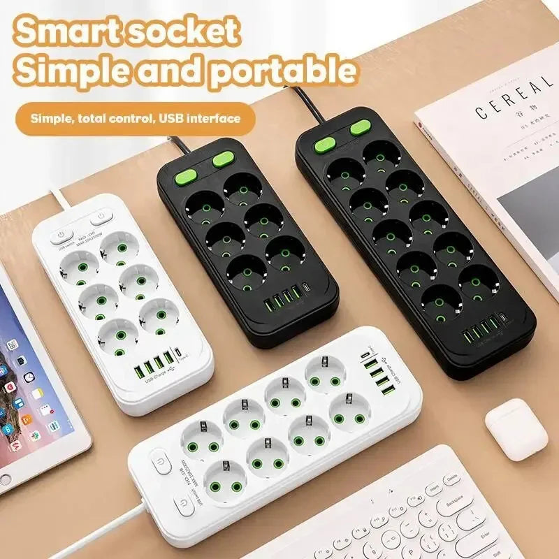 6AC 2M Multi-function Smart Socket Protects Home Electricity