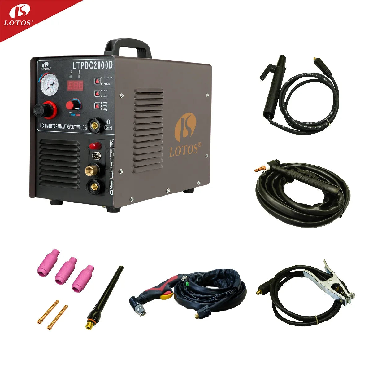 Máy Hàn Đa Năng 3in1 Lotos LTPDC2000D 200A 220V - Daisan Mart