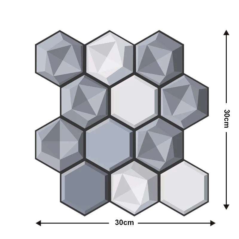 Gạch Dán Tường 3D Chống Nước Trang Trí Nhà Bếp & WC
