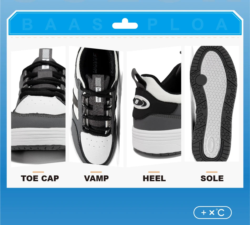 Giày Trượt Ván Nam Baasploa - Thời Trang, Nhẹ, Chống Trơn