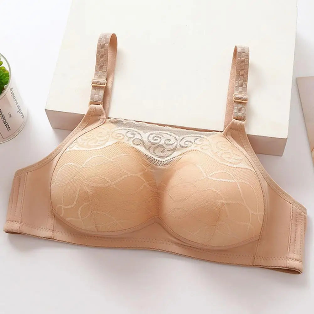 Women's Plus Size Lace Sexy Bra No Underwire Push Up Bra
