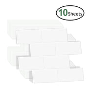 10 Large Waterproof Brick Wall Stickers for Home Decoration