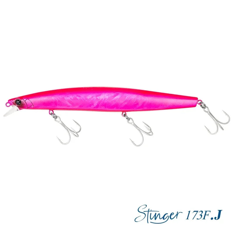 TSURINOYA Shore Fishing STINGER 173F Floating Minnow Silm Fishing Lure 173mm 37.5g Saltwater Hard Plastics Big Game Hard Bait