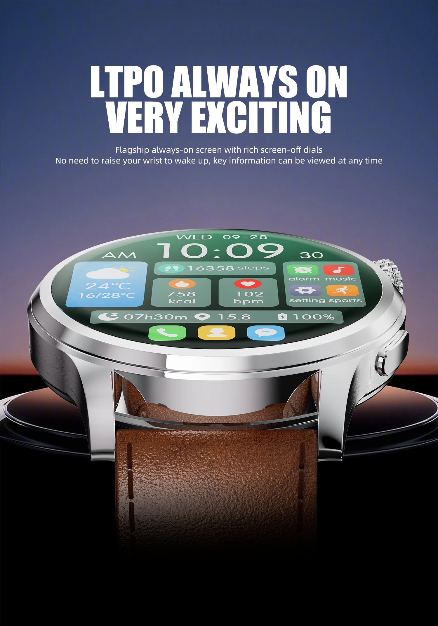 Đồng Hồ Thông Minh SK51: Màn Hình AMOLED, GPS, NFC