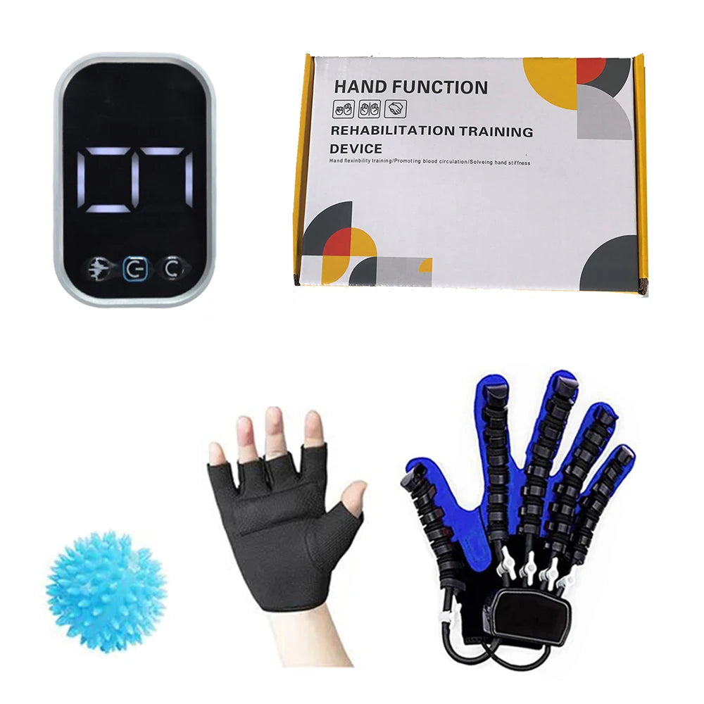 NEW Rehabilitation Robot Gloves Stroke Hemiplegia Cerebral Infarction Training Device Finger Exerciser Hand Function Recove - Daisan Mart