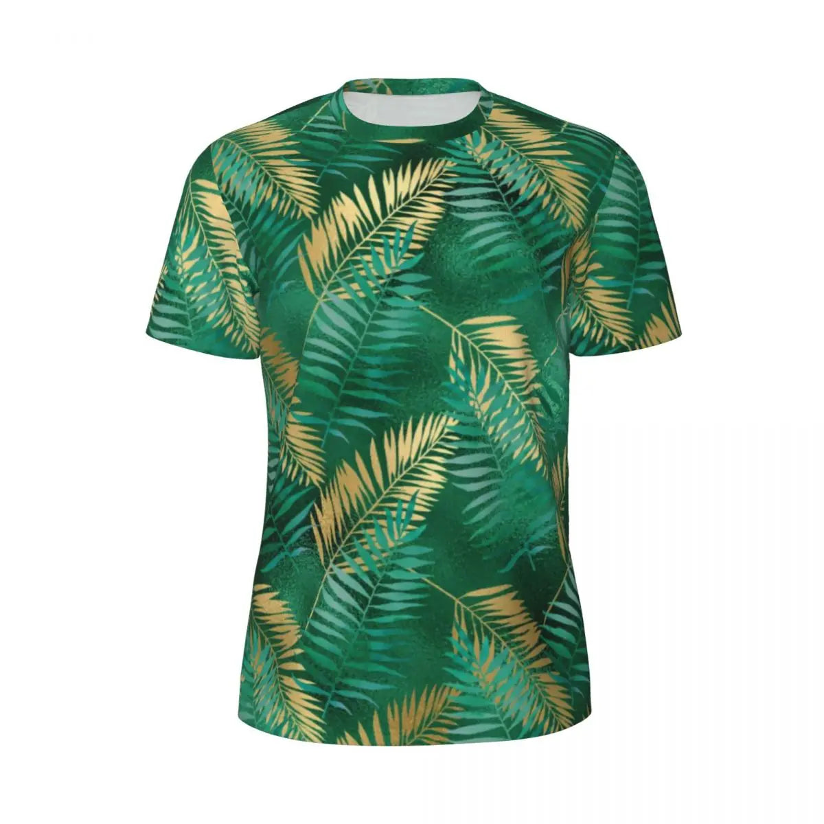 Áo Thun Nam Họa Tiết Lá Nhiệt Đới Màu Sắc Cá Tính