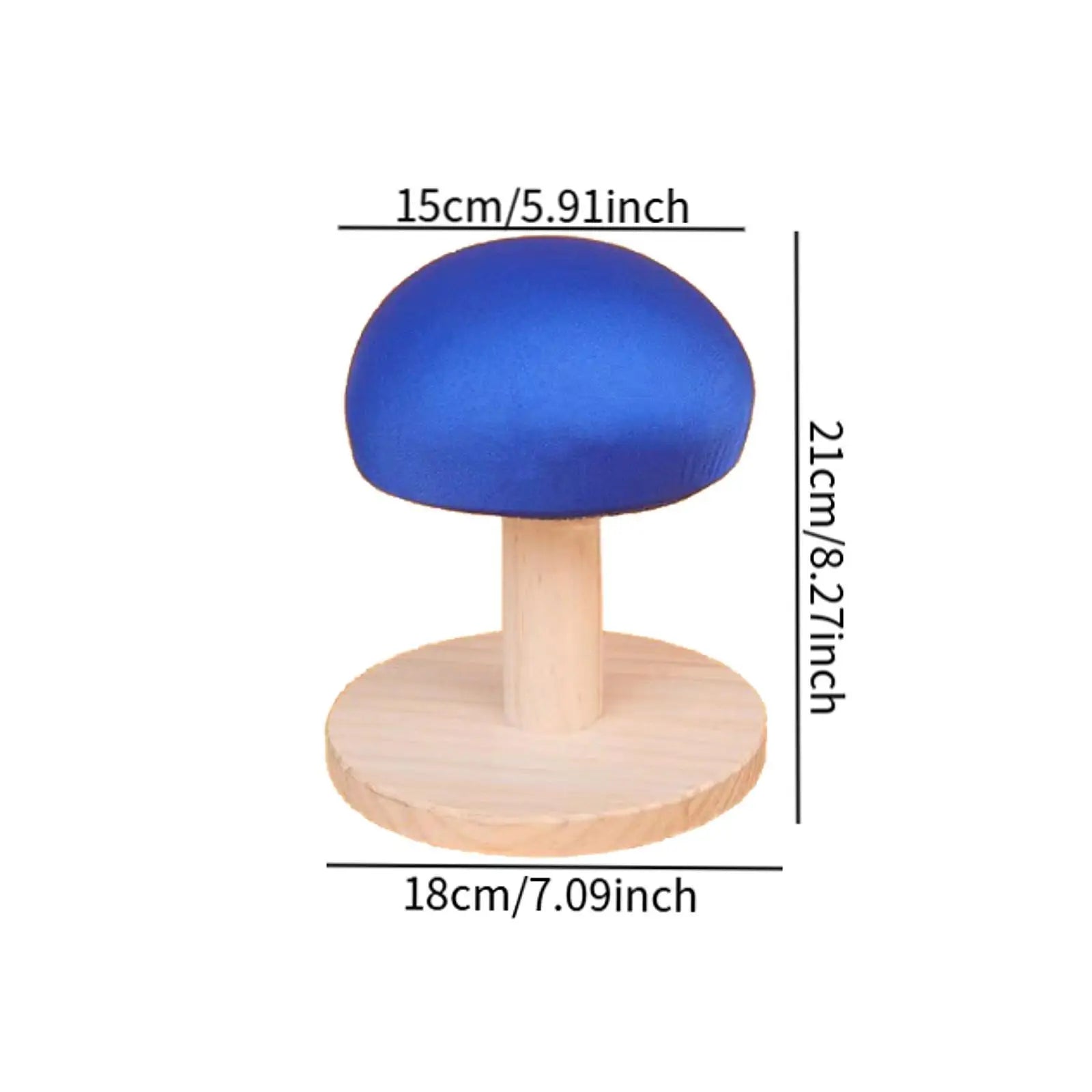 Round Ironing Stool Wooden Ironing Board for Collars Household Accessories