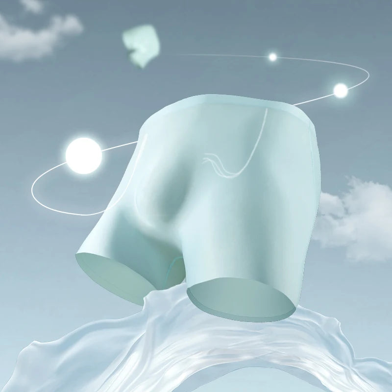 3D Ice Silk men's sports underwear, cool summer