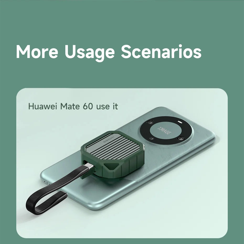 Hagibis 2230 M.2 NVMe SSD Enclosure USB 3.2 Gen 2 10Gbps to NVMe PCI-E M.2 SSD Case External SSD for Laptop iPhone 16 Pro iPad