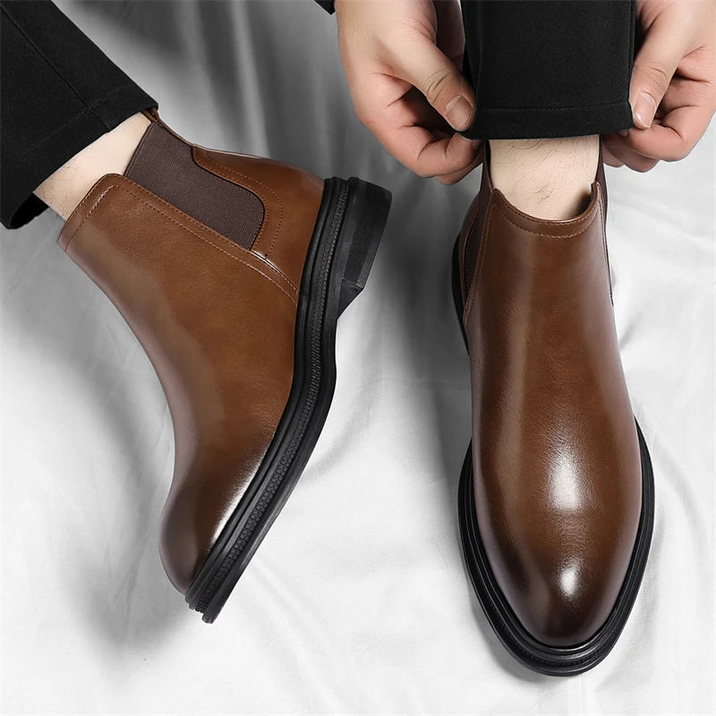 Men's Chelsea Boots - Soft Leather - Luxurious &amp; Elegant