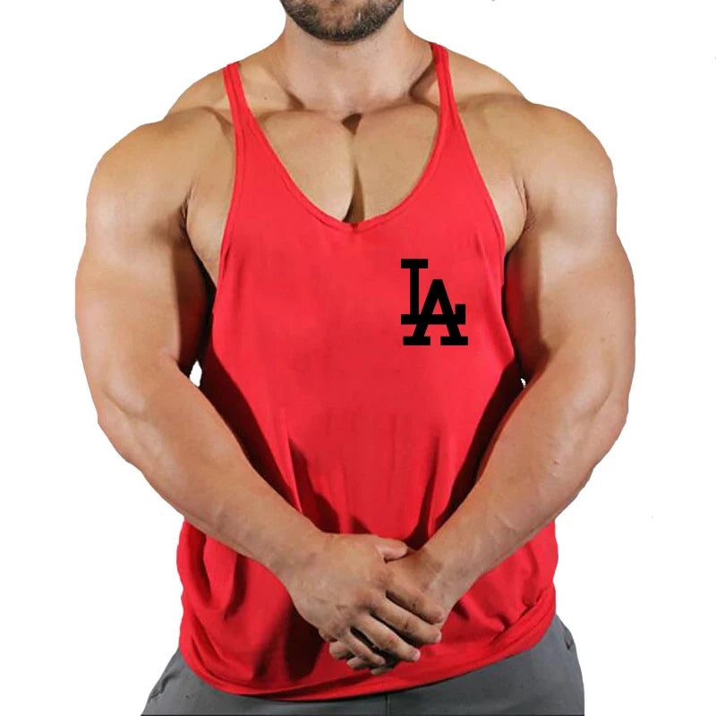 Men's Active Summer Sleeveless Gym Sports T-Shirt