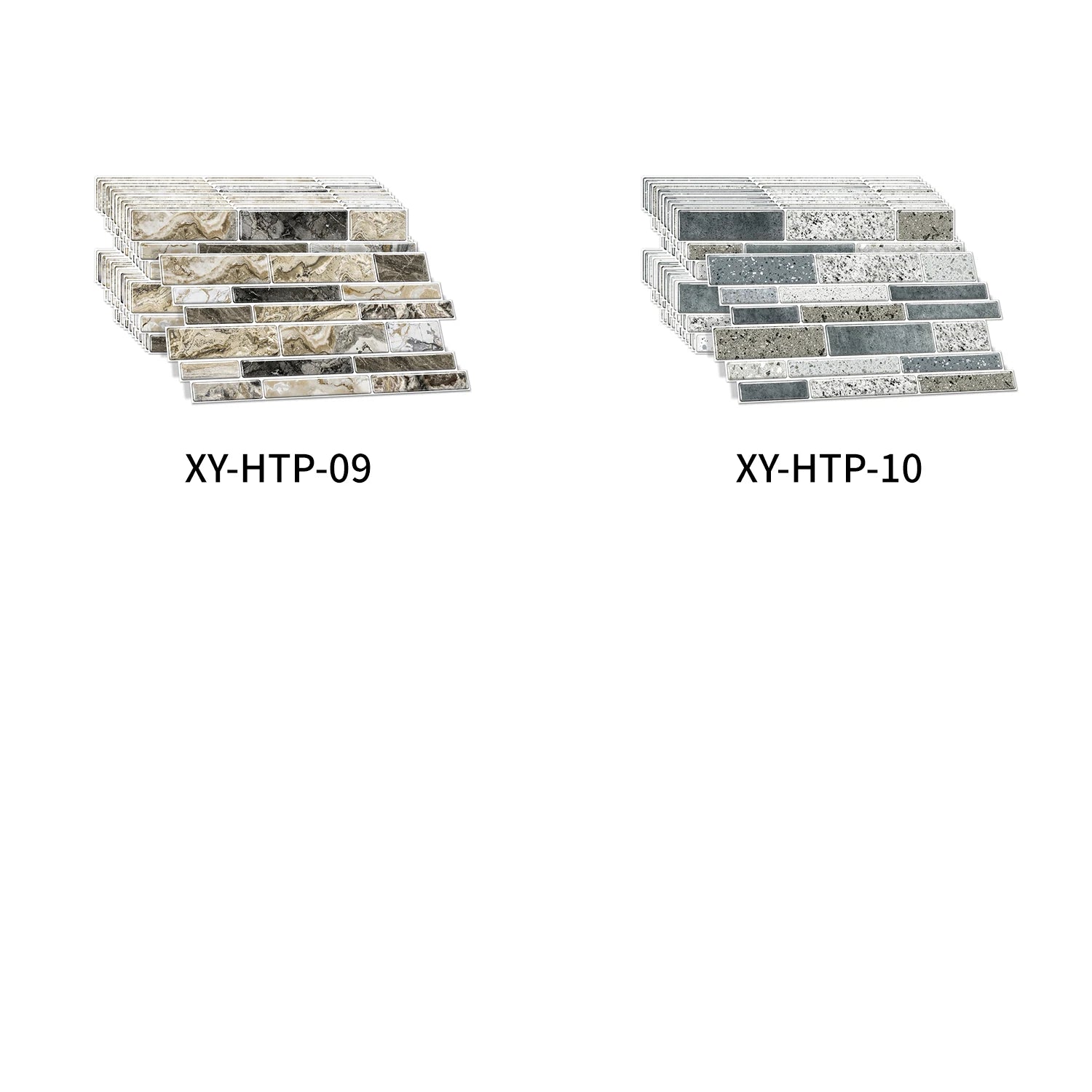 Miếng Dán Tường Vân Đá Chống Nước Dán Bếp 12/24/48pcs