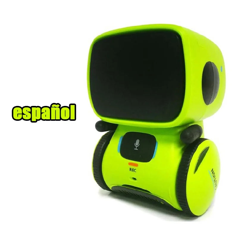 Toy Robot Intelligent Robots Russian & English & Spanish Version Voice & Touch control Toys Interactive Educational RC Robot - Daisan Mart