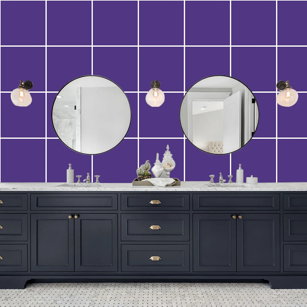 10 pieces of waterproof turquoise wall tiles