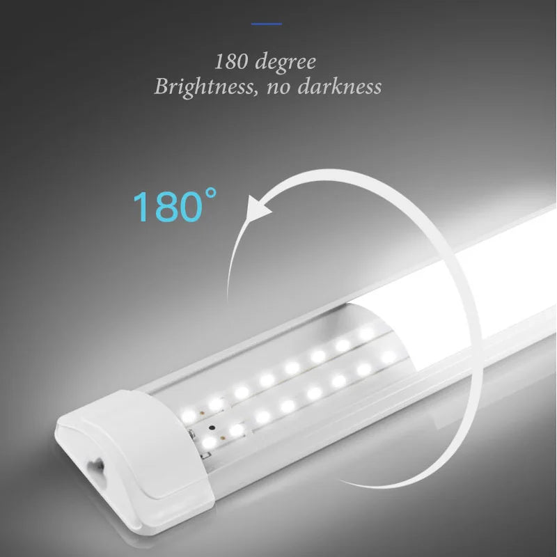 220V Long LED Tube Lights, Ceiling Mounted, Strips for Bedroom