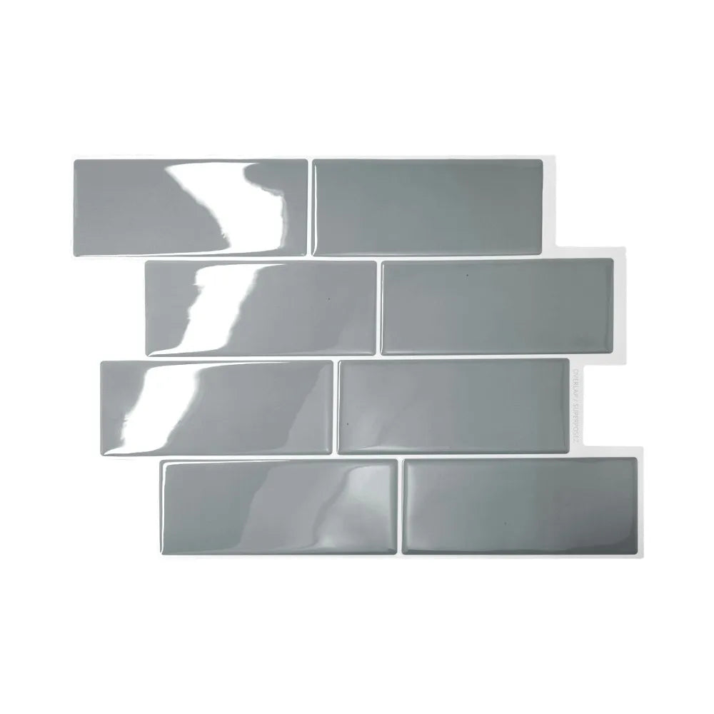 1Pcs New Self-adhesive 3D Wall Tile PVC DIY Wall Sticker Multifunction Waterproof Peel and Stick Wallpaper Home Decor