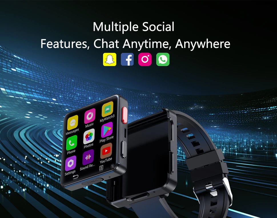 Đồng Hồ Thông Minh S998 4G Chống Nước Cho Nam Nữ 2024