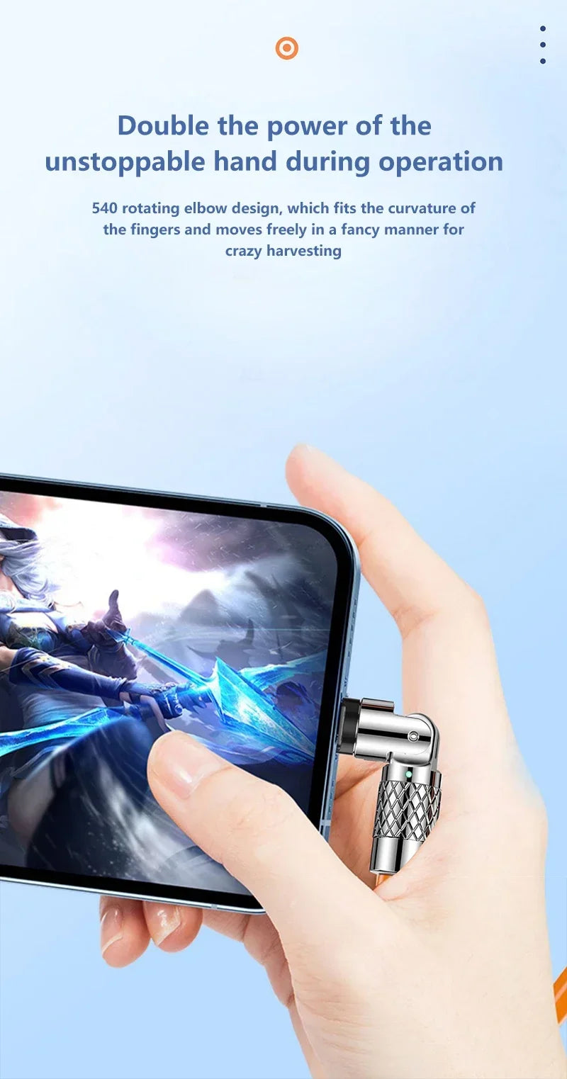 Cáp Sạc Nhanh 120W 7A USB-C Xoay 180° Cho Game Redmi - Daisan Mart