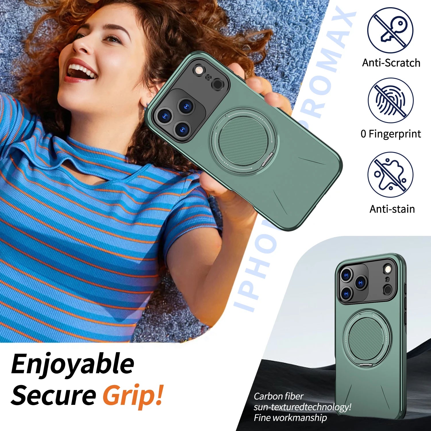 360° Magnetic Bracket Phone Case For iPhone 17 Air 11 12 13 14 15 16 17 Pro Max For Magsafe Shockproof Stand Holder Cover Funda - Daisan Mart