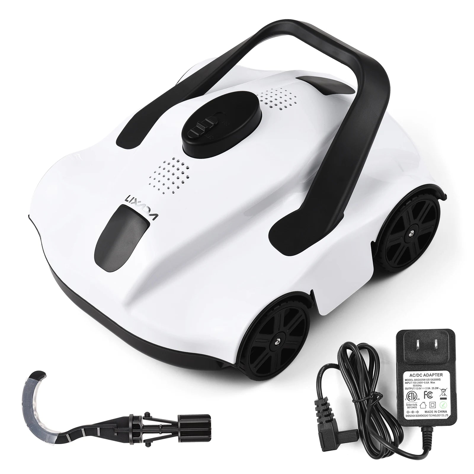 Pool Vacuum Automatic Robotic Pool Cleaner Cordless Robotic Pool Vacuum for In Ground Flat Pools Cordless Robotic Pool Cleaner