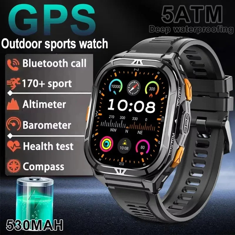 2025 Smart Watch GPS AMOLED 5ATM Bluetooth Calling
