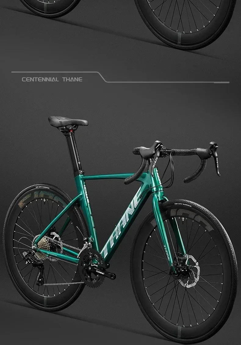 700C curved handle road bicycle 27 speed oil disc brake gravel bike ultralight aluminum alloy frame Road Racing bicicleta aldult - Daisan Mart