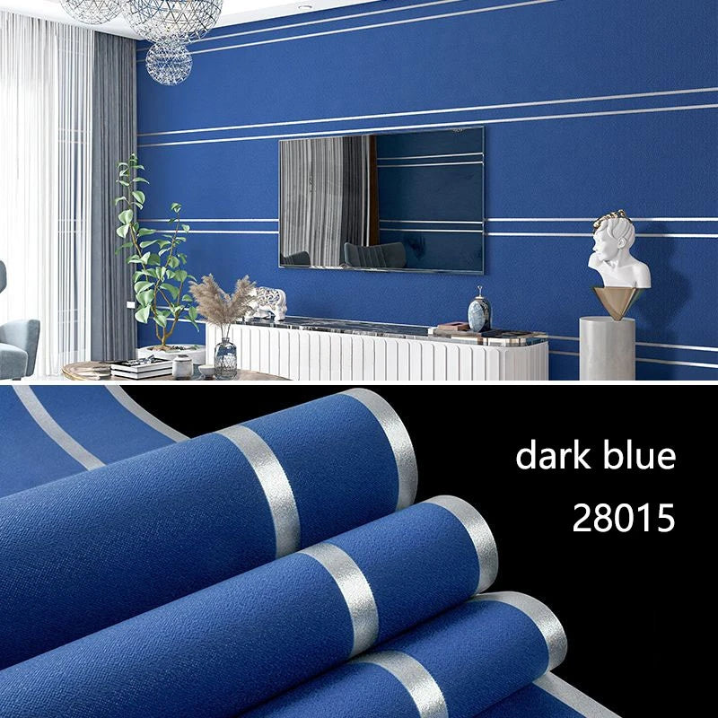 Modern Geometric Nordic Velvet Wallpaper