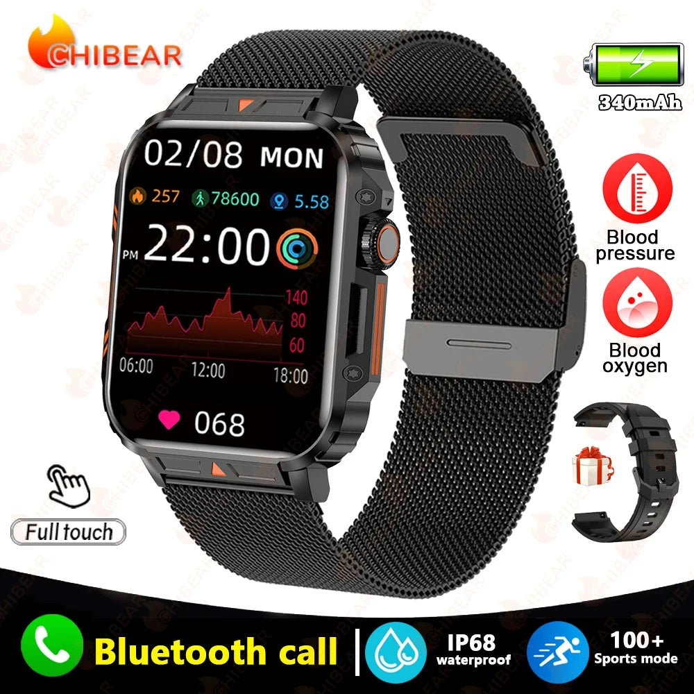 SmartWatch Nam 1.95 - Chống Nước, Gọi Bluetooth