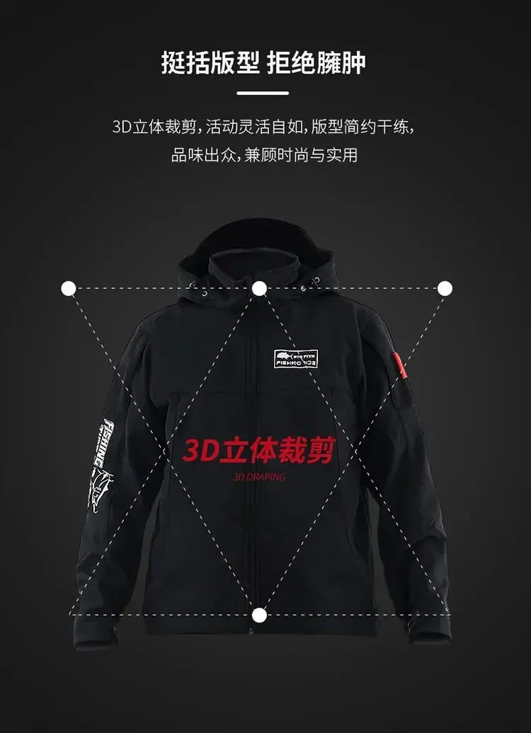 Bộ Đồ Câu Cá Nam Giữ Ấm Chống Nước Mùa Đông