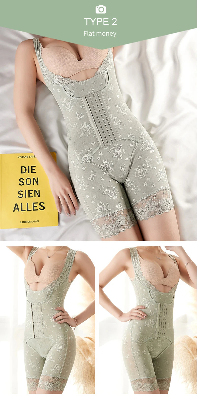 Full Body Shapewear, Waist Lifting, Thigh Slimming, Seamless