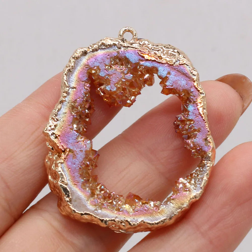 Handmade Natural Quartz Gemstone Pendant