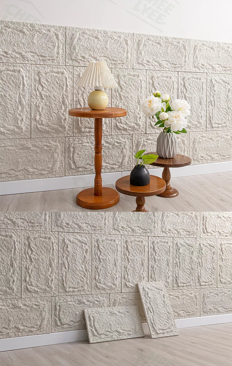 Tấm ốp tường đá 3D PU chống trượt ngoài trời 25x45