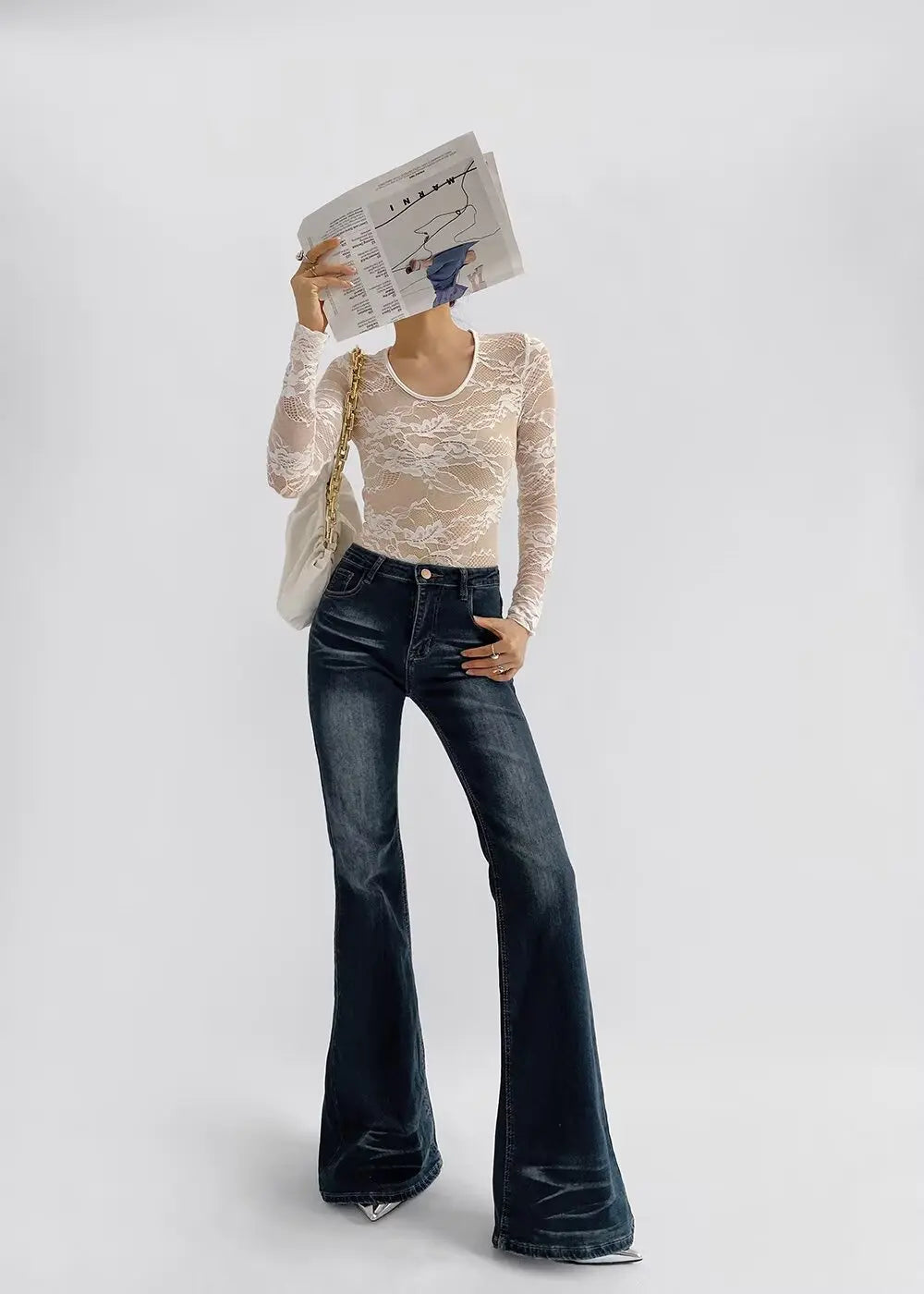 Sexy Lace Bodysuit 2025 - 2 Colors Long Sleeves