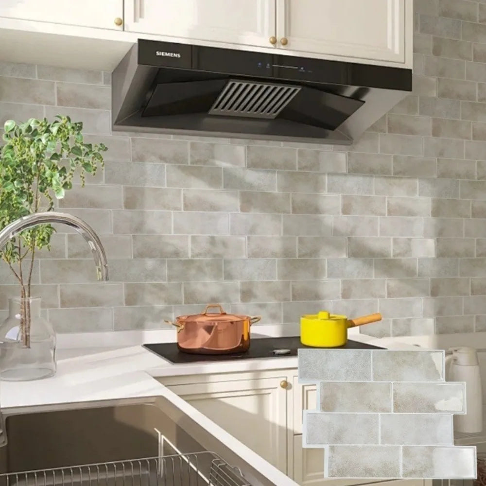 Miếng Dán Tường 3D Chống Nước Trang Trí Nhà Bếp
