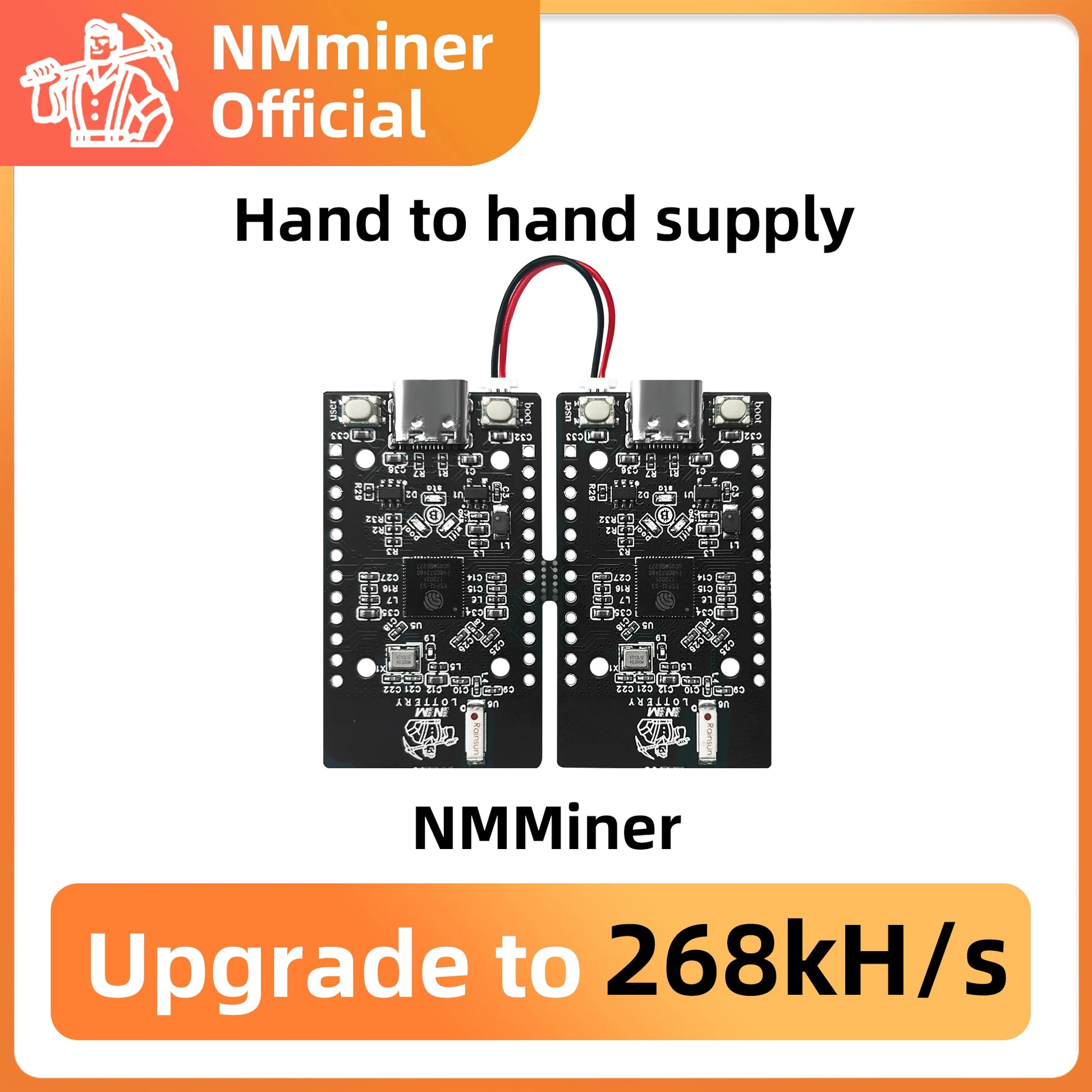 NMMiner Official new code Nerdminer 256KH/s*4=1MH/s  deeply optimized ESP32 Mini BTC Solo Lottery Lucky Miner botchain tower - Daisan Mart